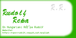 rudolf repa business card